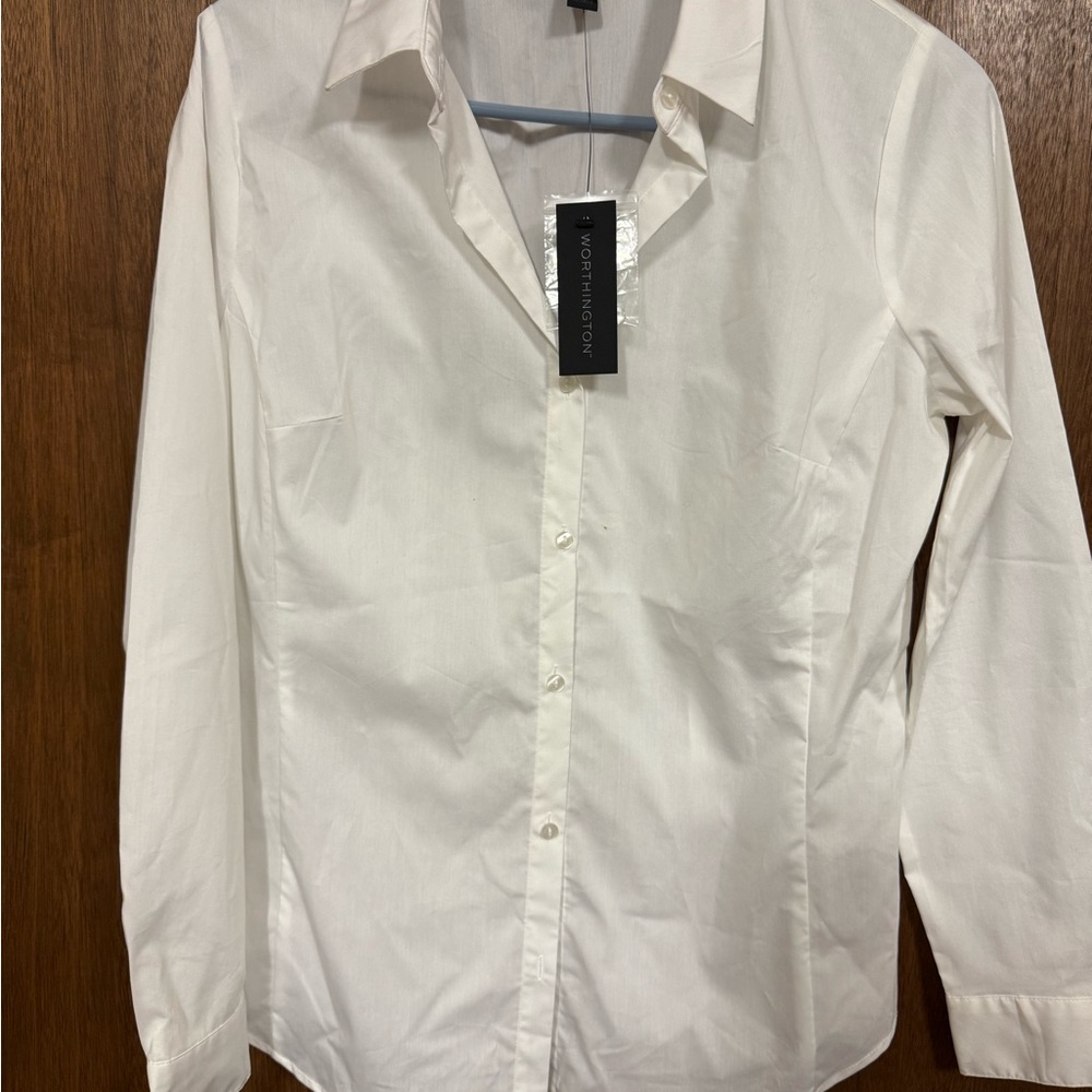 Worthington Women's White Dress Shirt